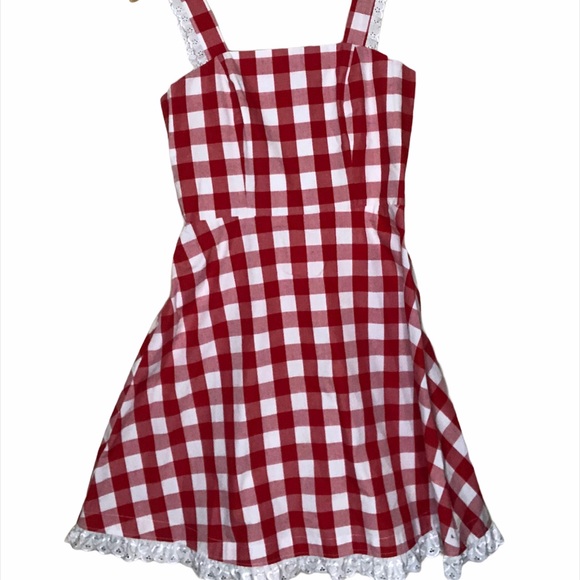2/$50 Peta Pledger red/white gingham dress - Picture 1 of 3